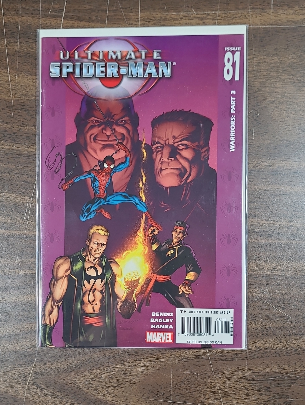 Marvel Ultimate Spider-Man Issue 81 Warriors: Part 3 Bagged